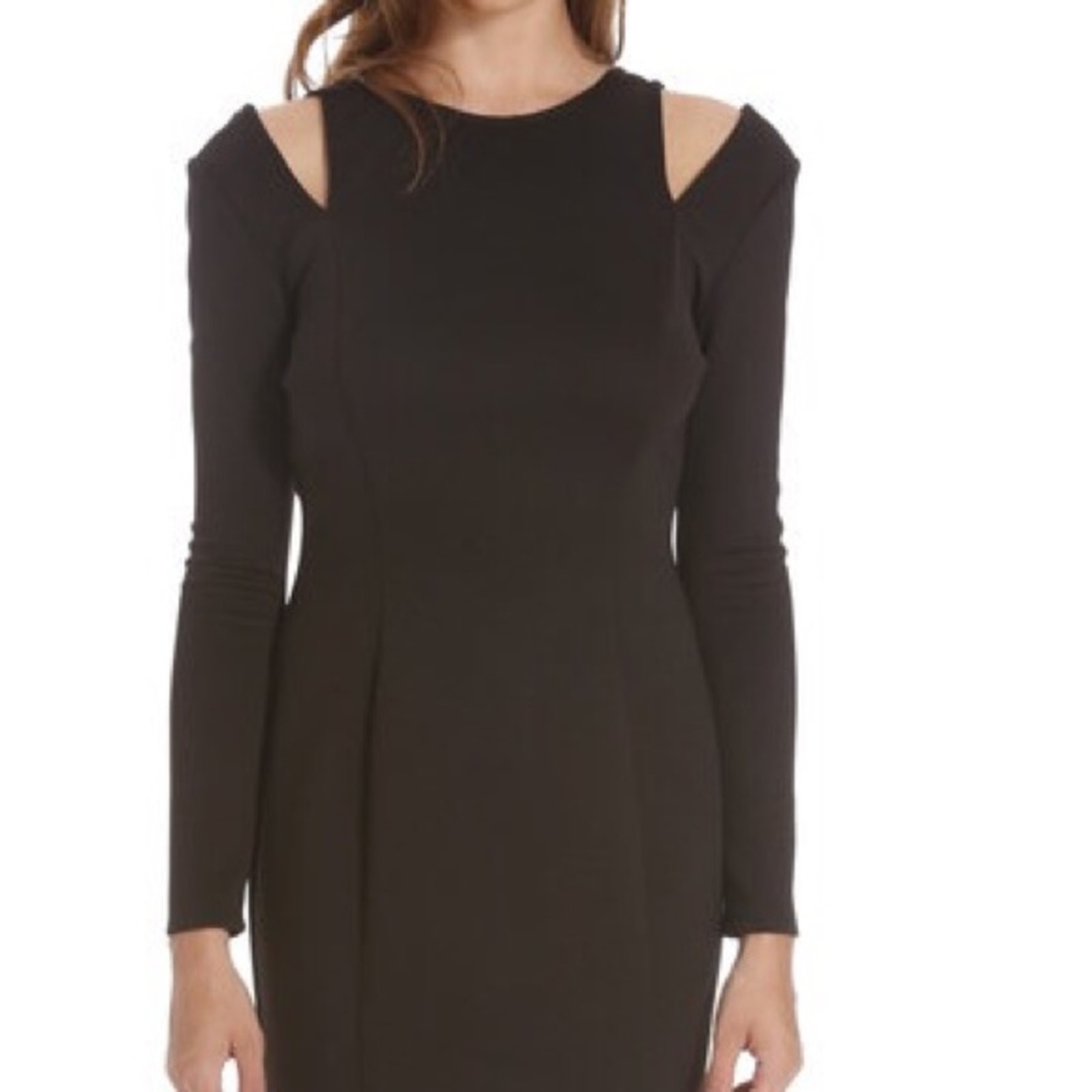 Alexia Admor Dress Cutout Shoulder Open Back Black — image 7 of 8